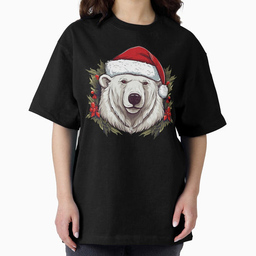 Adorable Christmas Bear donning a Santa Claus hat by MOA-trends