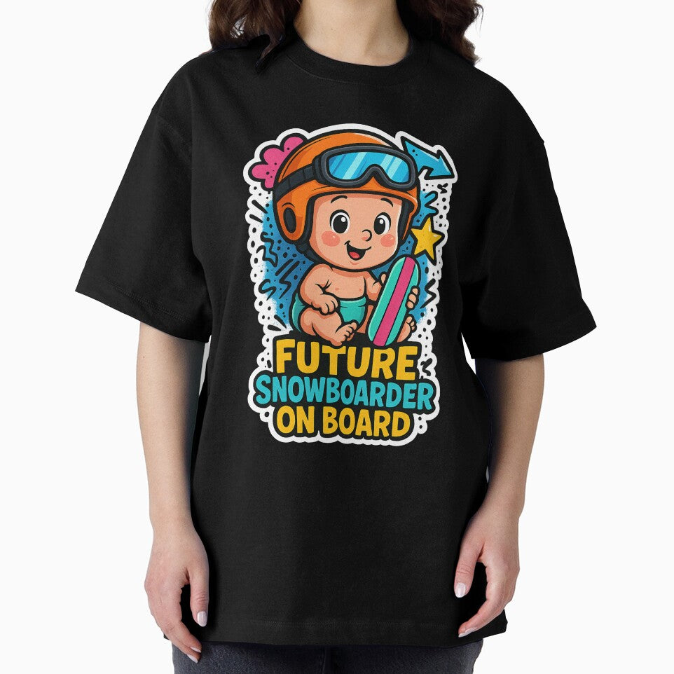 Future Snowboarder Baby On Board Car Art by Trendy Sticker & Merch Collection - Express Yourself