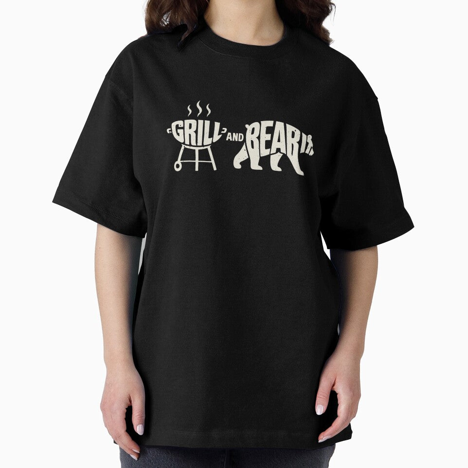Grill And Bear It Funny Dad Father Papa Barbecue Joke by elderberry