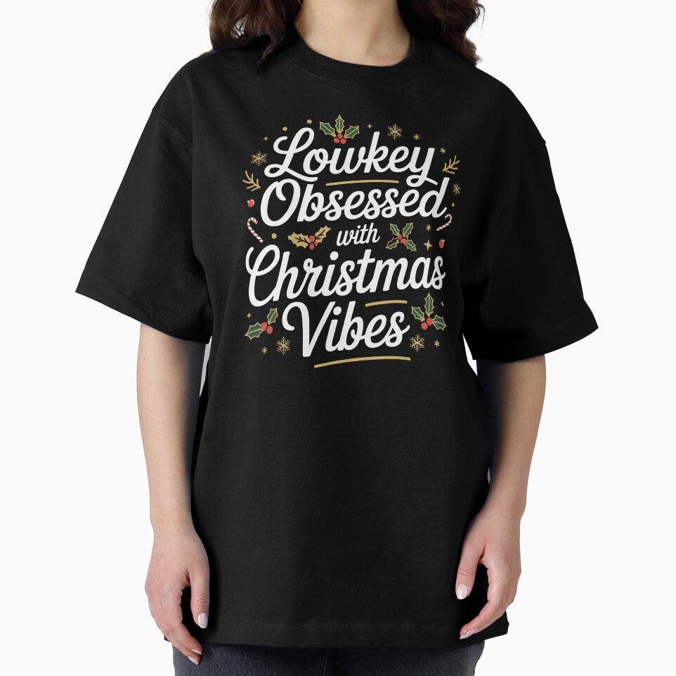 Lowkey Obsessed with christmas vibes, funny Gen Z and gen Alpha Christmas by NoetherSym
