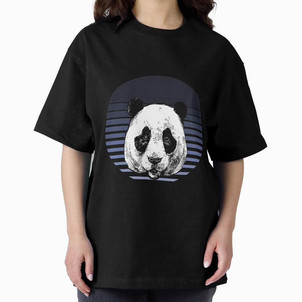 Cute Panda Vintage Bleu Style by Artistry Team