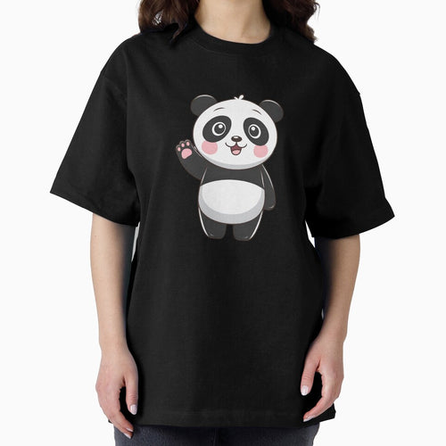 Adorable Waving Panda by TAJSILVERLINE