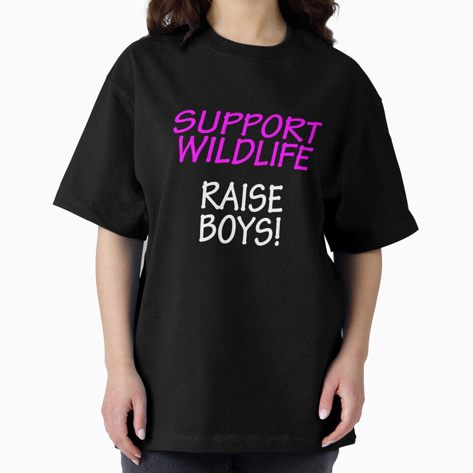 Funny Design For Mom of Boys Support Wildlife by drwigglebutts