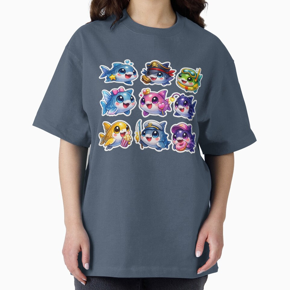 Cute Kawaii Shark Sticker by KrishAuraa