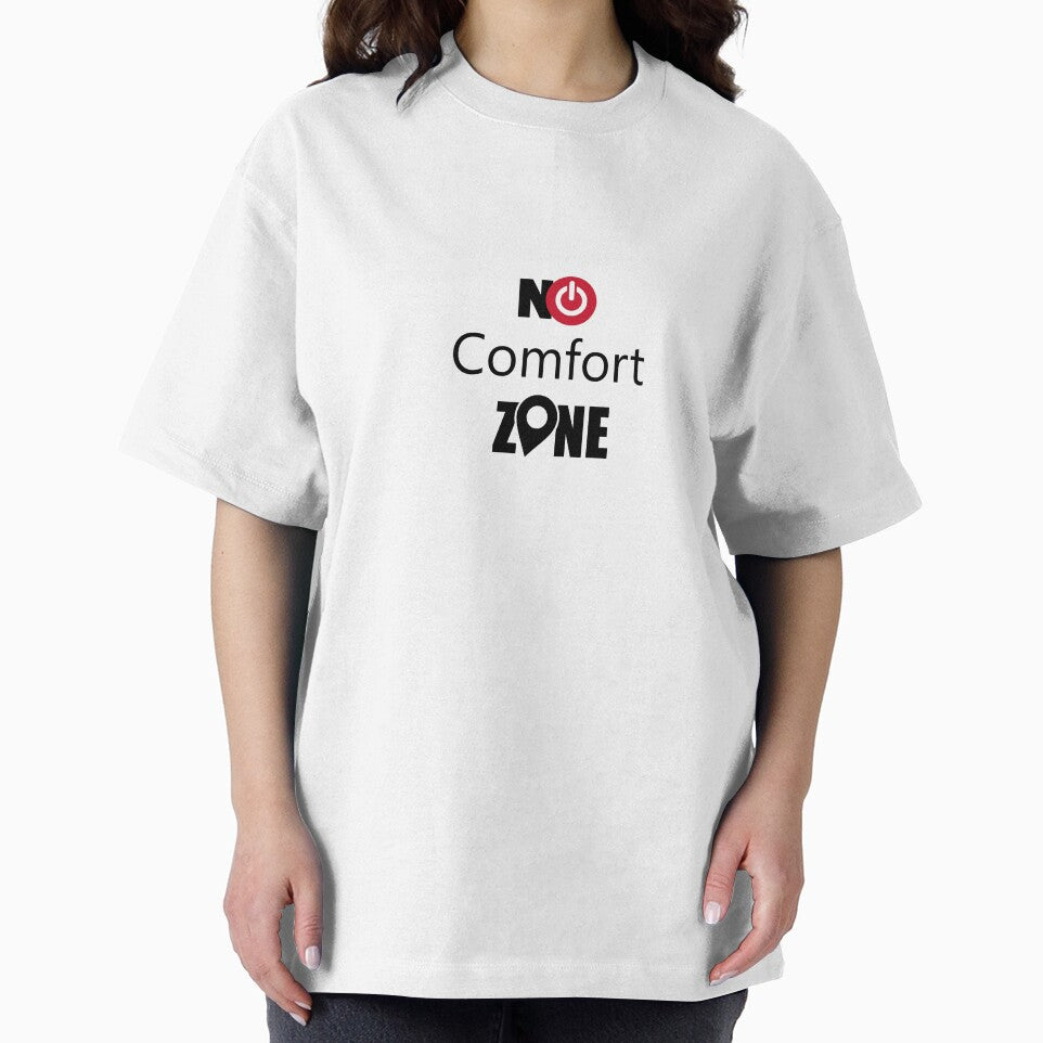 No Comfort Zone – Hardcore Gym Motivation Typography by Shadryx