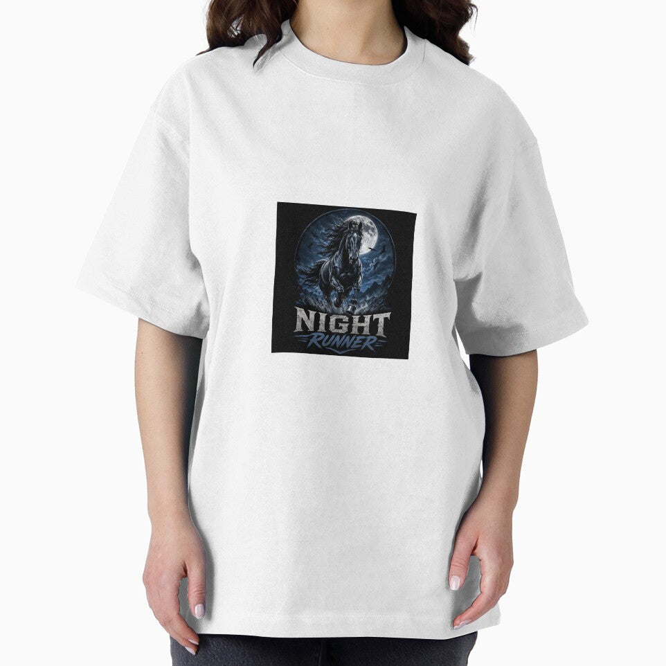 Night Runner Horse Under The Full Moon by planetreynolds