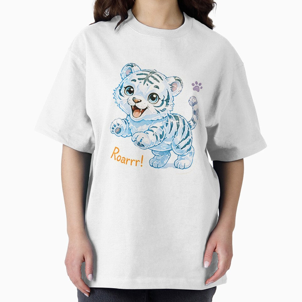 White Tiger Roarrr! l: Cute Animal Collection by SharpnShine by Mellow