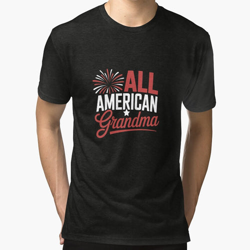 4th of July Family Matching All American Grandma by TyraYoung