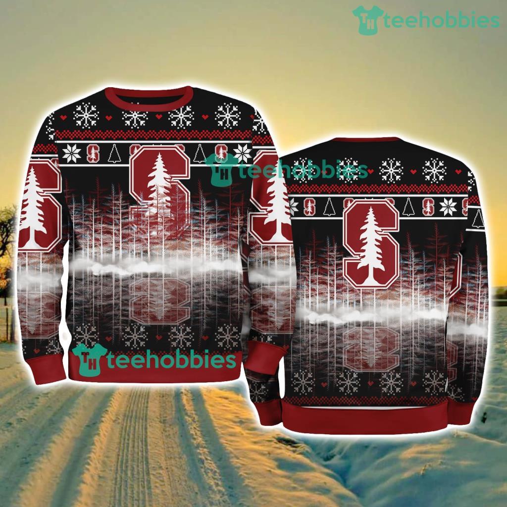 Stanford Cardinal NCAA Pine Christmas Ugly Sweater New Style Best Gift For Fans