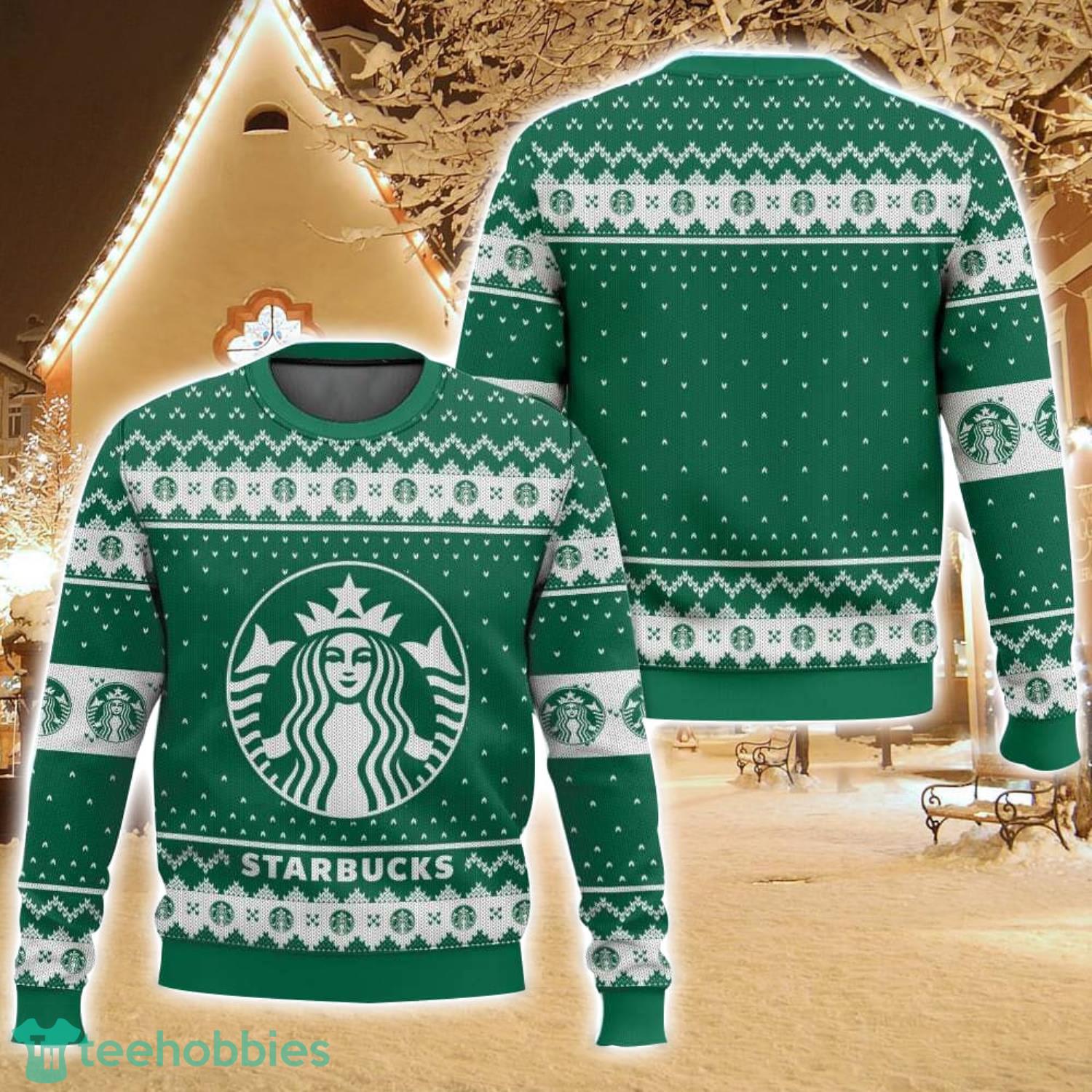 Starbucks Ugly Christmas Sweater For Men And Women Christmas Holiday Gift Family Gift