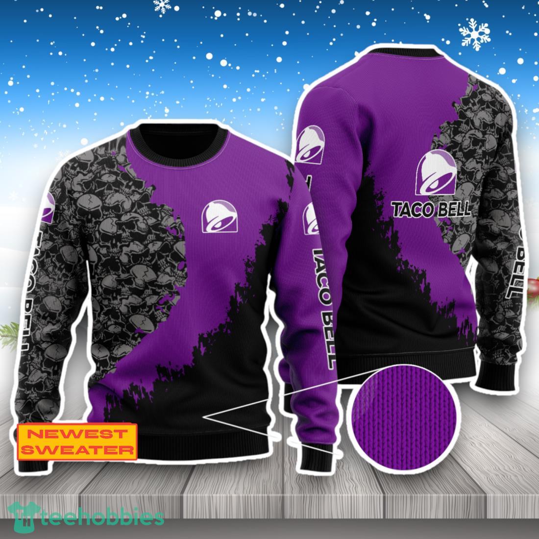 Taco Bell Skull Halloween 3D Sweater For Men Women