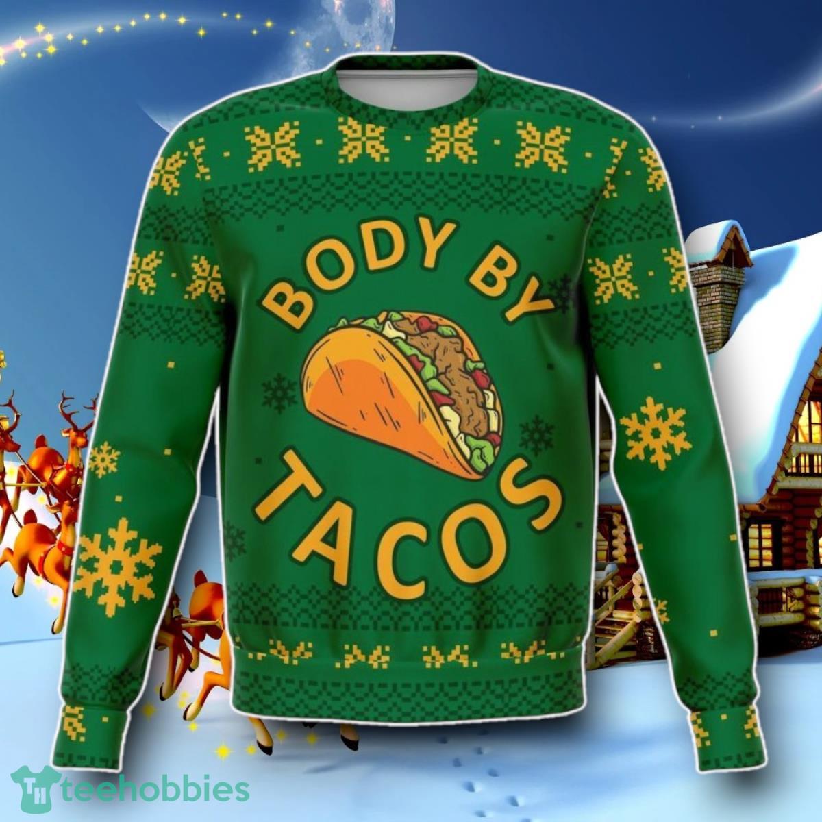Tacos Ugly Christmas 3D Sweater Unisex Holiday 3D Sweater Special Gift