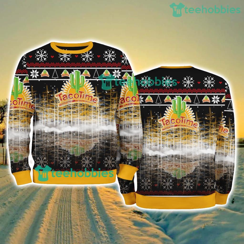 TacoTime Pine Christmas Ugly Sweater New Style Best Gift For Fans