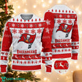 Tampa Bay Buccaneers Logo Ugly Christmas Sweater 3D Printed Unisex Sweater For Men And Women
