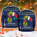 Tampa Bay Lightning Grinch Hand Ugly Christmas Sweater 3D