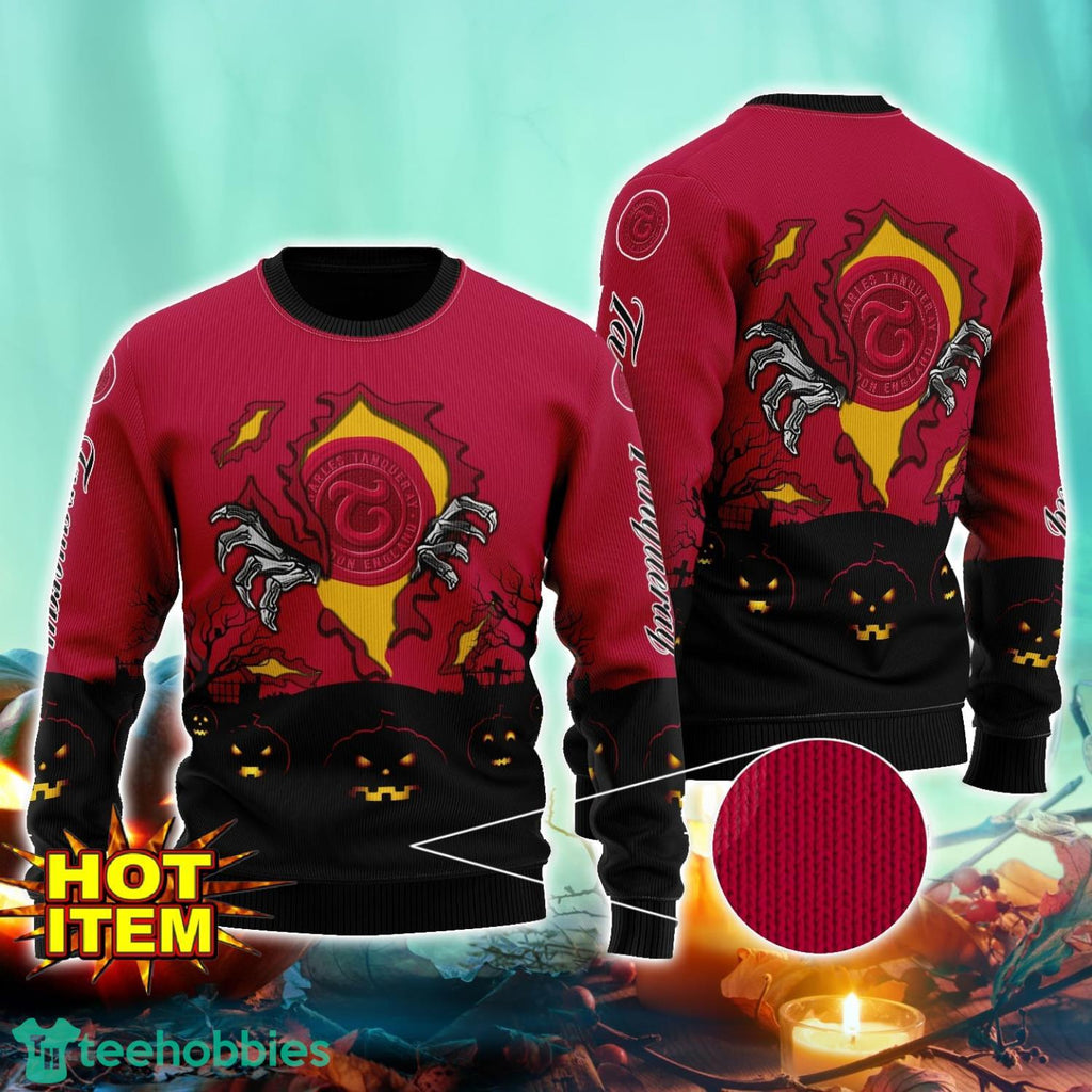 Tanqueray Scary Night Halloween Hand Pull Out Halloween 3D Sweater For Men and Women