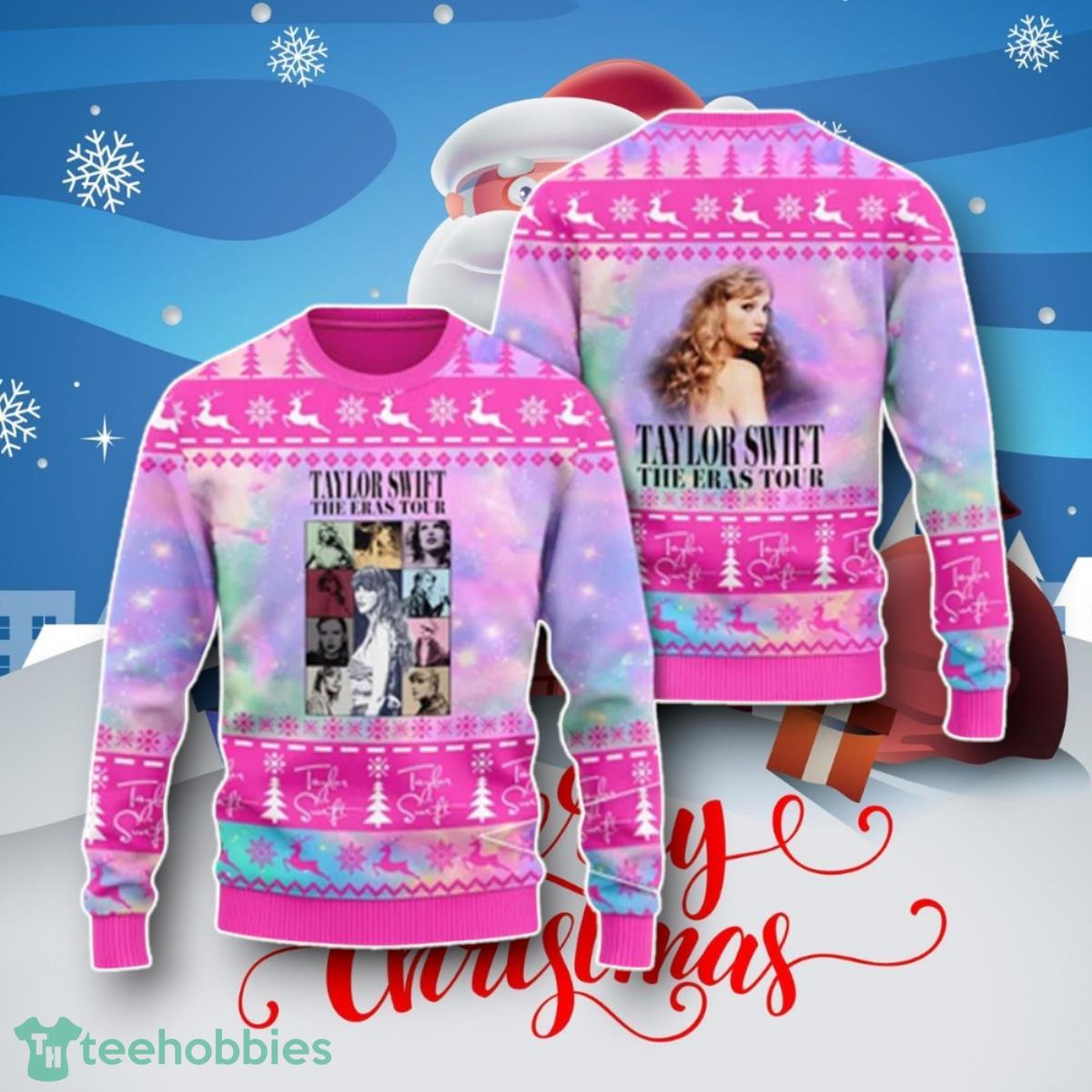 Taylor Ugly Christmas The Eras Tour Sweater Unique Gift
