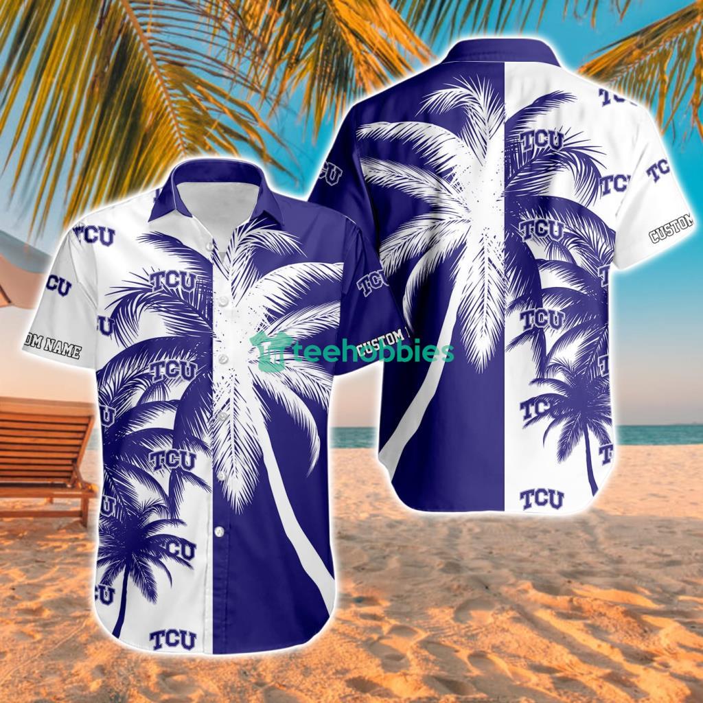 Tcu Horned Frogs Ncaa Aloha Tropical Hawaiian Shirt For Men And Women Custom Name