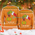 Tennessee Volunteers Ncaa Grinch Hand Ugly Christmas Sweater 3D
