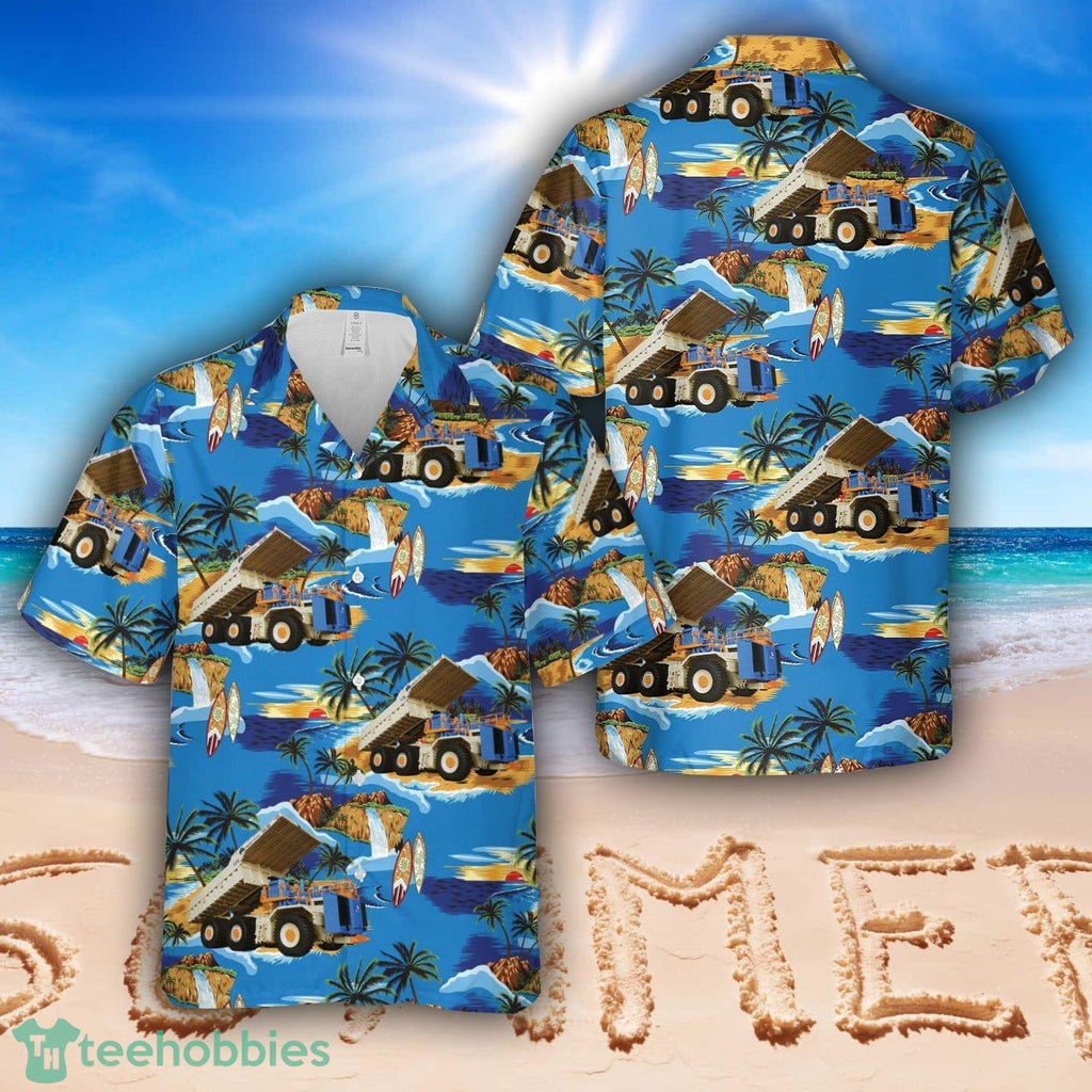 Terex 33-19 Titan Dump Truck Hawaiian Shirt Aloha Beach Shirt