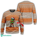 Texas Longhorns Player Grinch Ugly Xmas Sweater AOP Gift Holidays – Custom Number