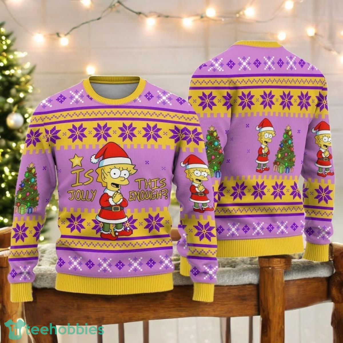 The Simpson Family Ugly Christmas Sweater