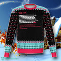 Tiktok Definition Ugly Christmas 3D Sweater Special Gift