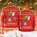 Tim Hortons Grinch Hand Ugly Christmas Sweater 3D