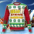 Tissue Hello Ugly Christmas 3D Sweater Unisex Holiday Special Gift Jumper