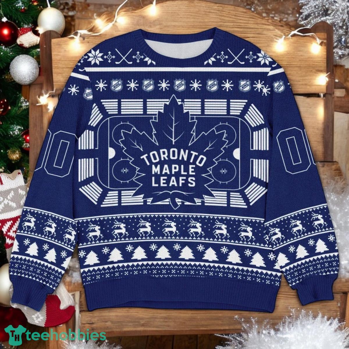 Toronto Maple Leafs NHL Ugly Christmas Sweater Team Holiday Christmas Gift