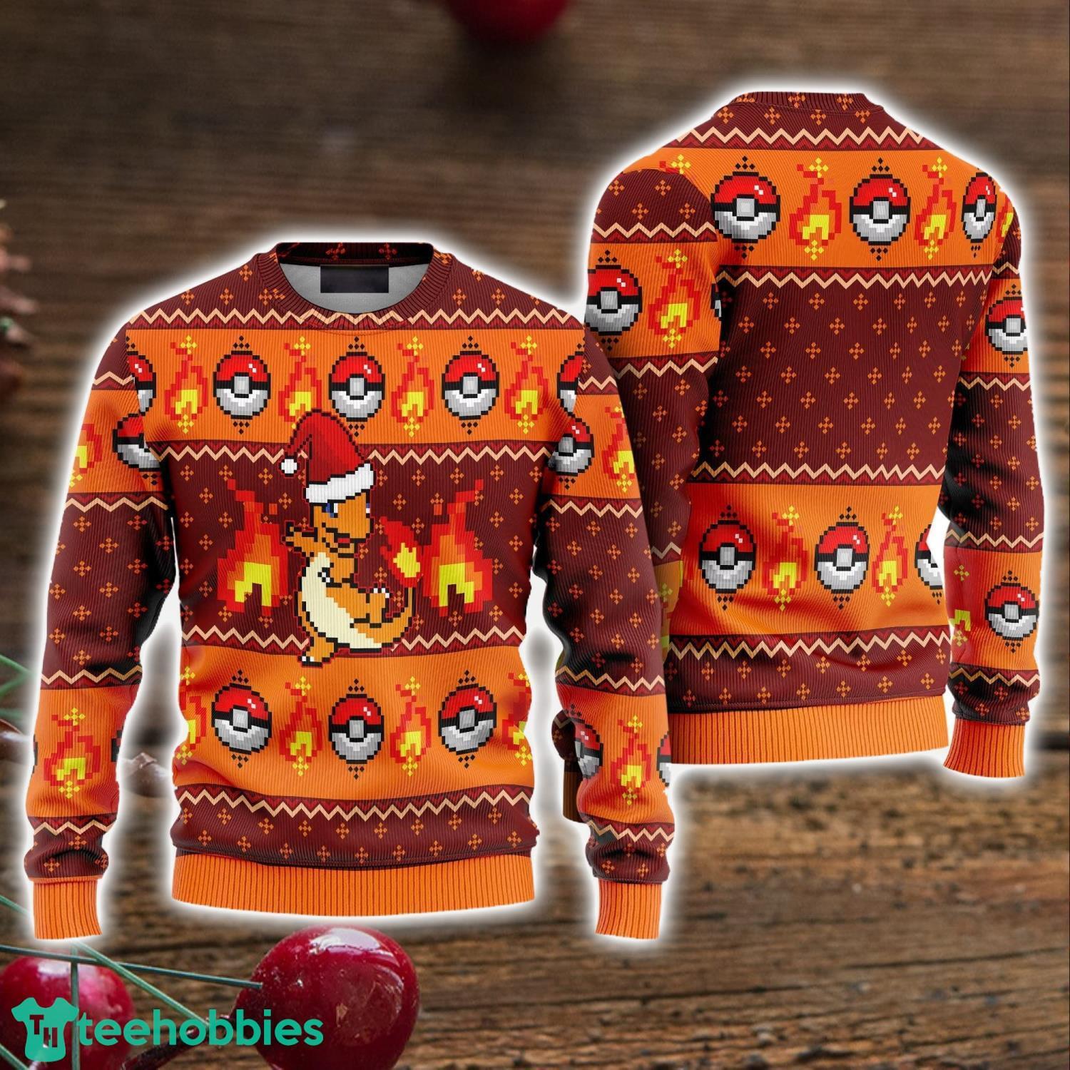 Ugly Charmander Christmas Sweater Ugly Christmas Sweater Holiday Sweater