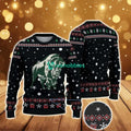 Ugly Christmas Sweater With And Snowflake Pattern Featuring Chivas Buffalo
