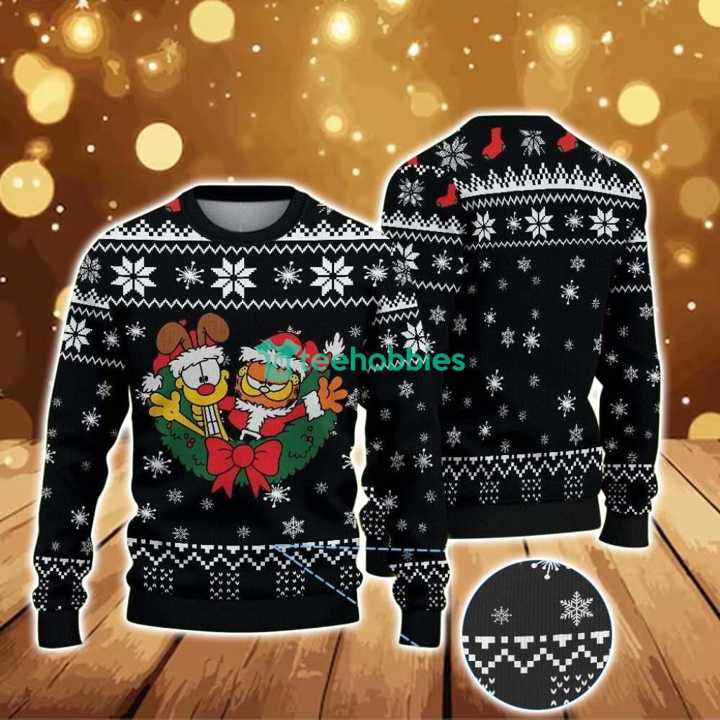 Ugly Christmas Sweater With Snowflake Pattern Featuring Chivas Themed Festive Cartoon