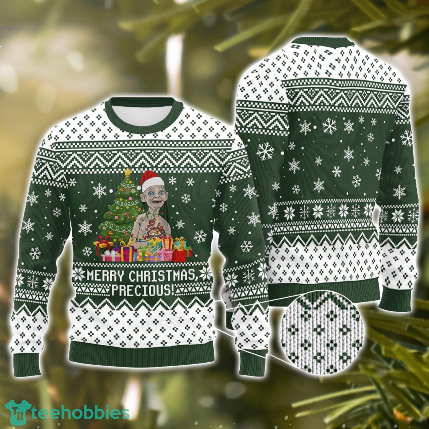 Ugly sweater LOTR Fans All Over Print Sweatshirt Smeagol Gollum Ugly Christmas Sweater Holiday Sweater