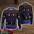 Ugly Sweater Xmas in Disguise Transformers Ugly Christmas Ugly Sweater Optimus Bumblebee Ugly Christmas Sweater Holiday Gift