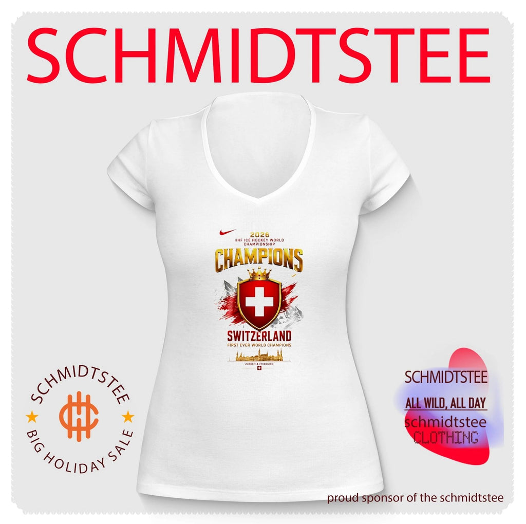 Switzerland 2026 IIHF Ice Hockey World Champions shirt