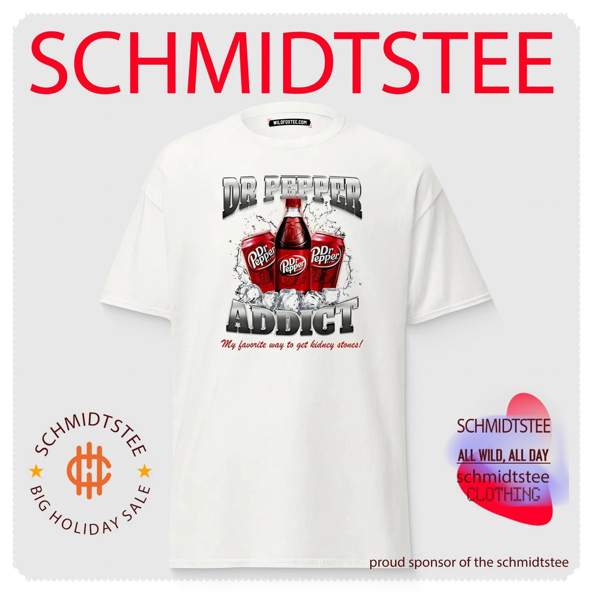 Dr Pepper addict my favorite way to get kidney stones shirt