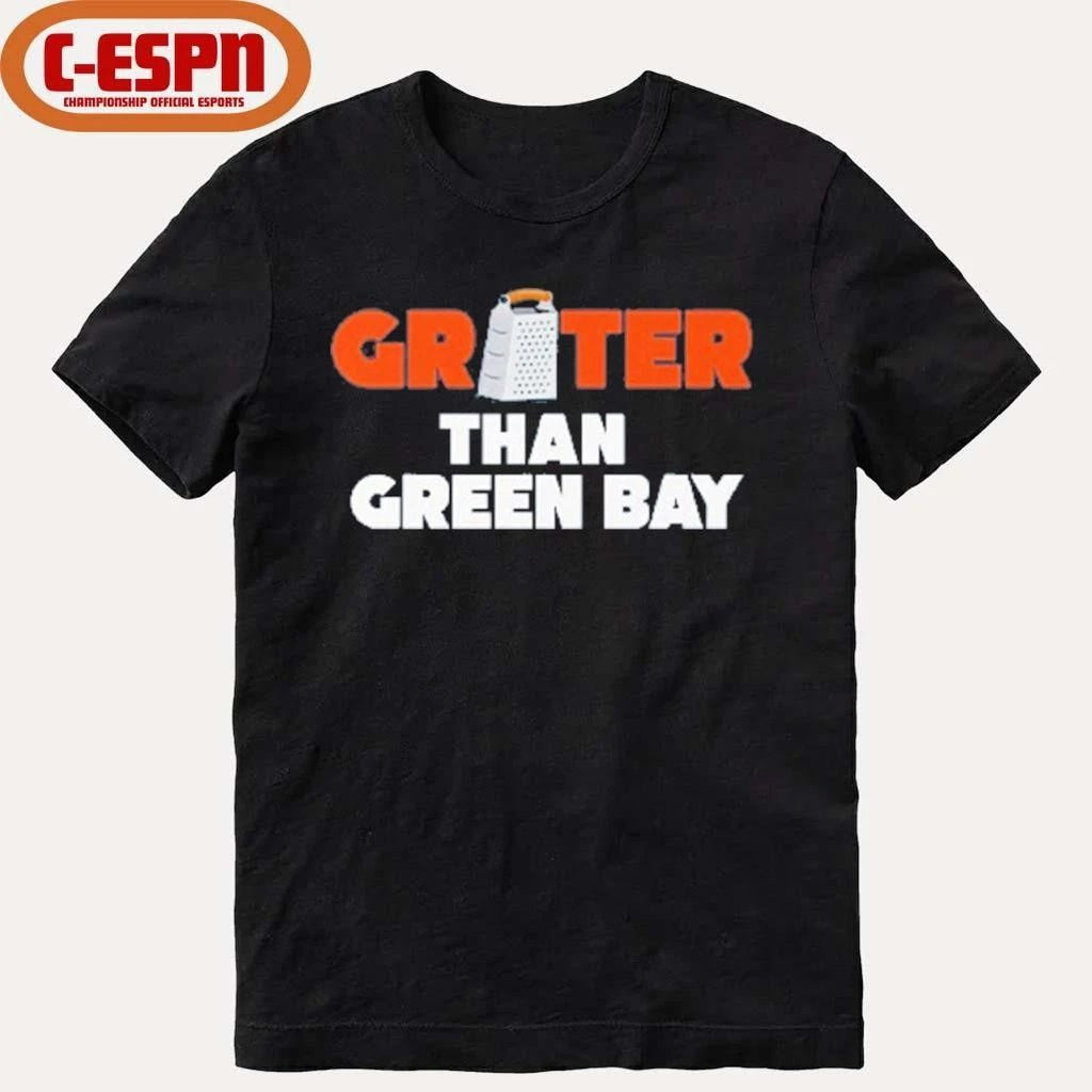 Grater Than Green Bay Greater Cheese Grate T-Shirt