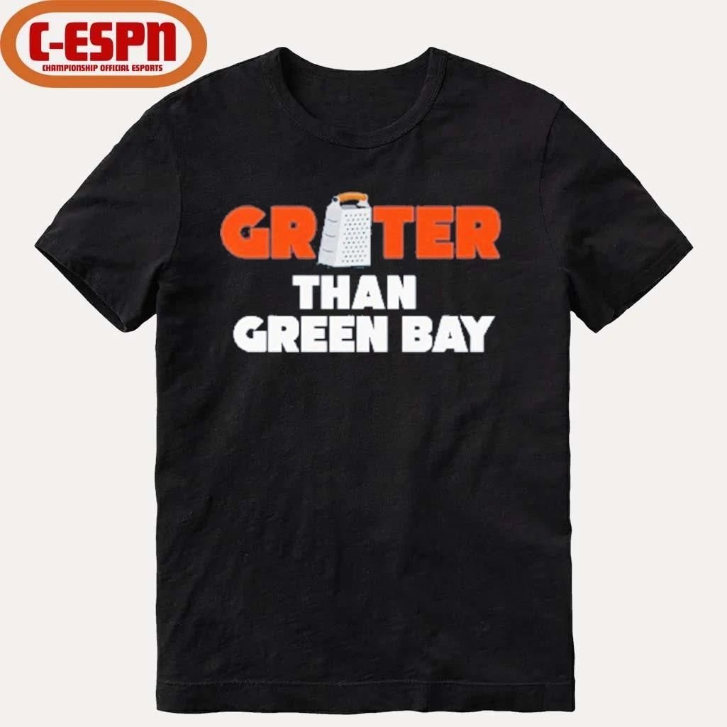 Grater Than Green Bay Greater Cheese Grate T-Shirt