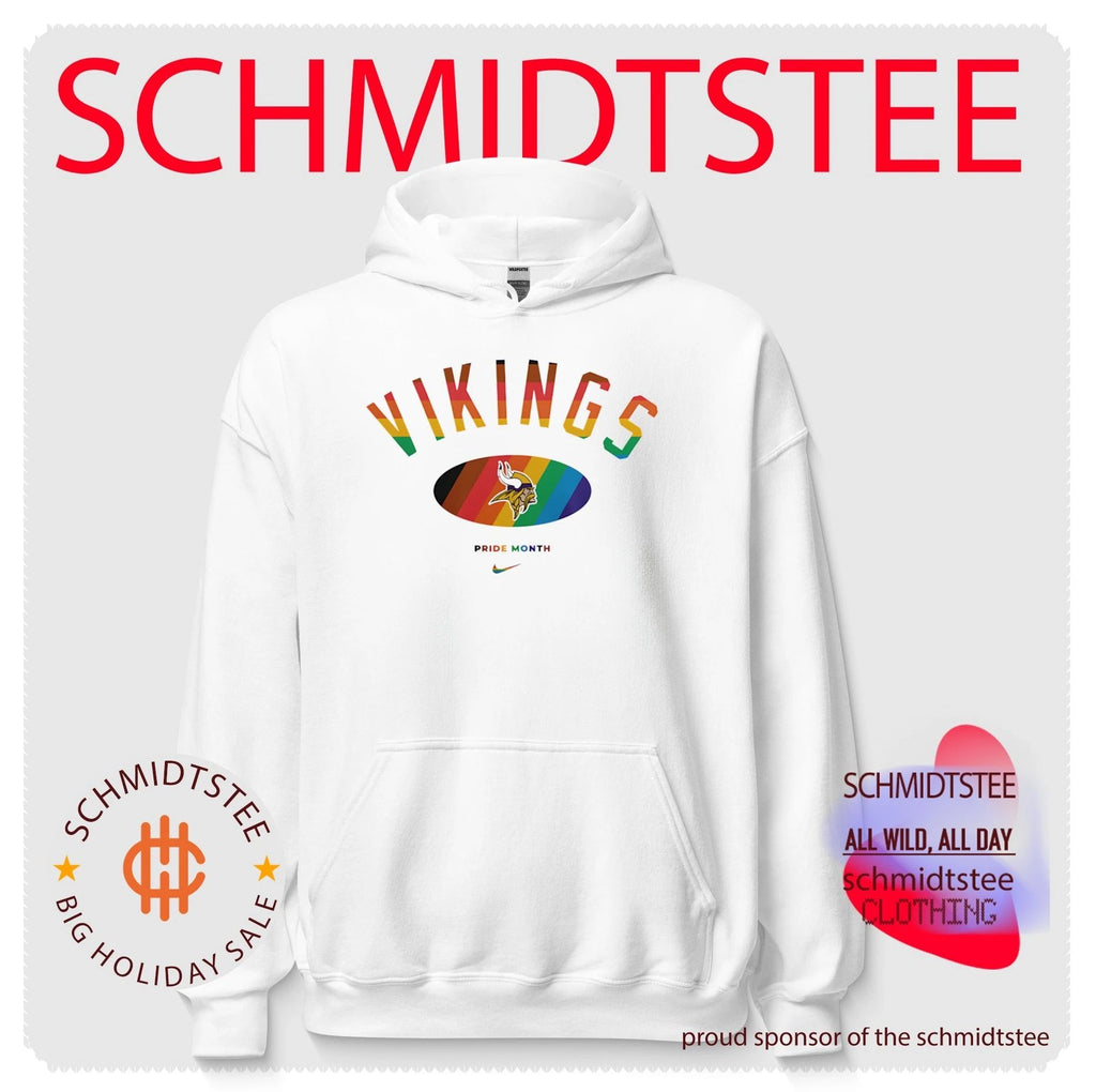 Minnesota Vikings Pride Month Rainbow logo shirt