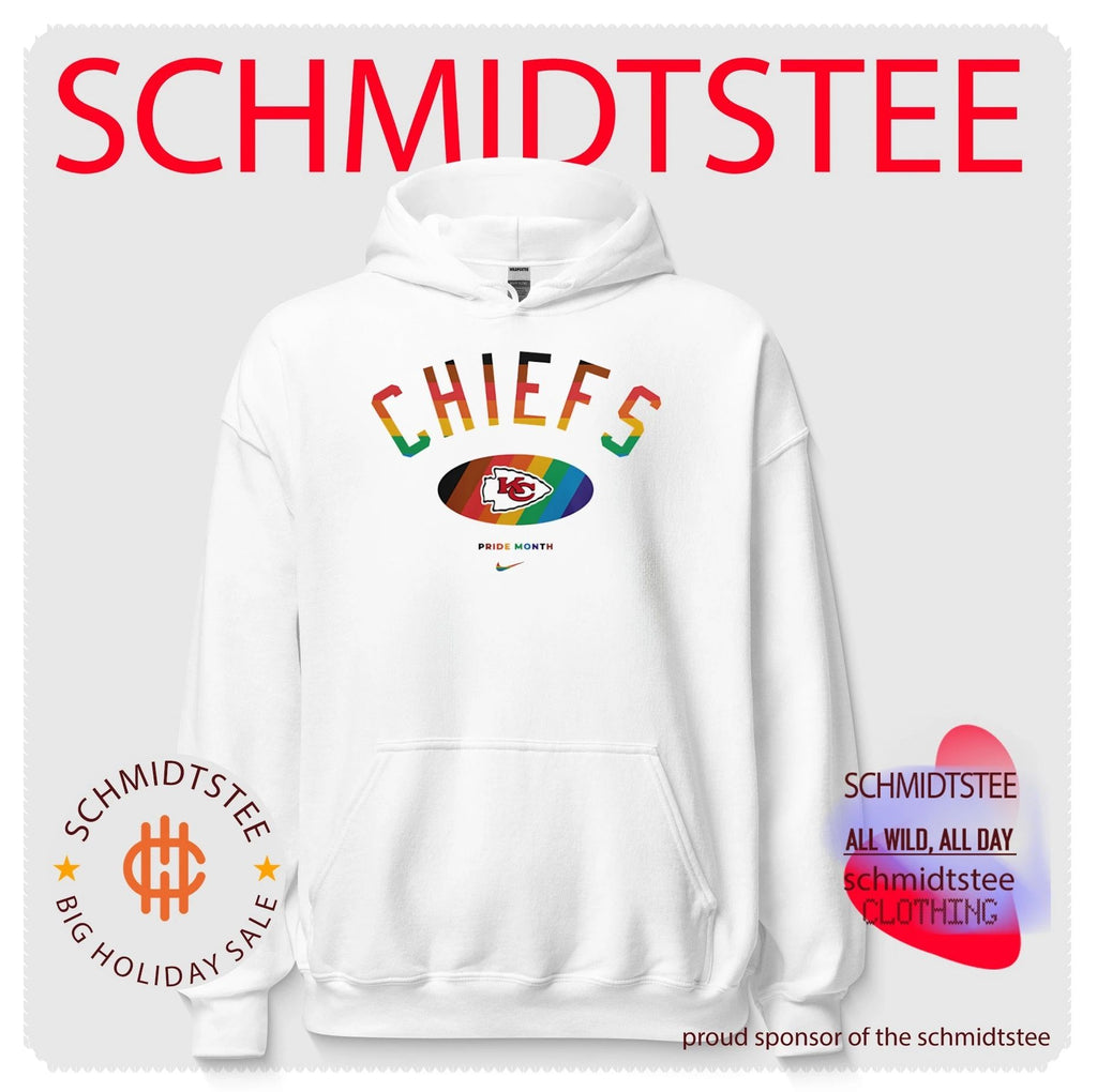 Kansas City Chiefs Pride Month Rainbow logo shirt