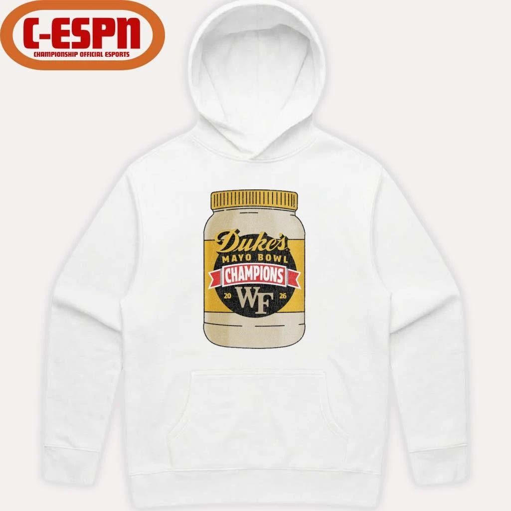 Wake Forest Demon Deacons Duke’s Mayo Bowl Champions T-Shirt