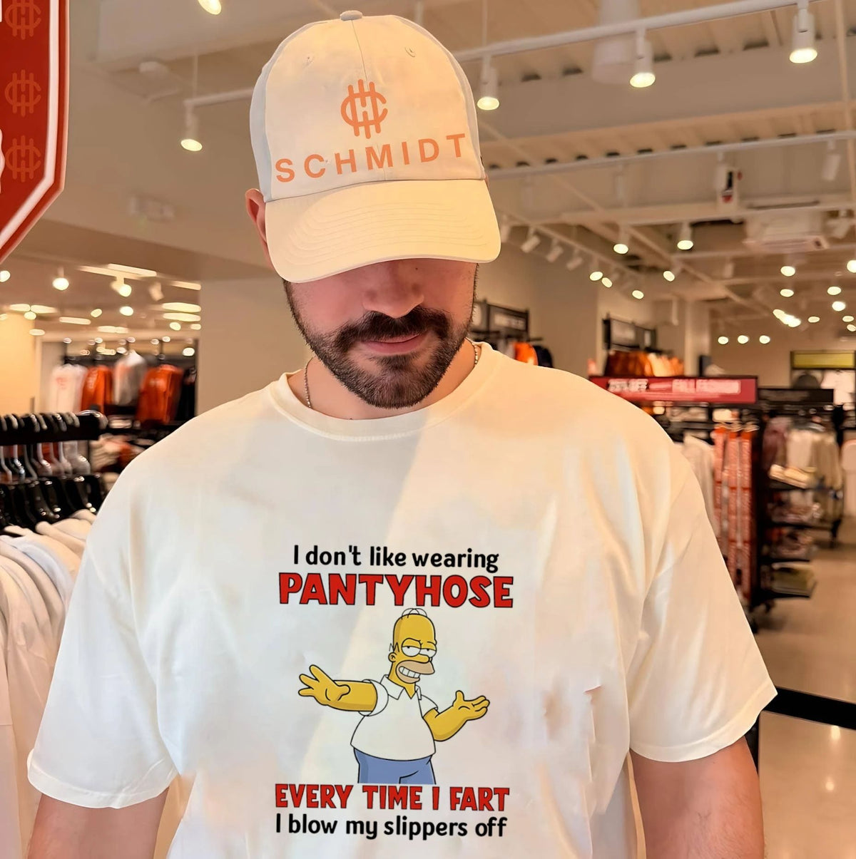 I don’t like wearing pantyhose every time I fart I blow my slippers off Simpson shirt