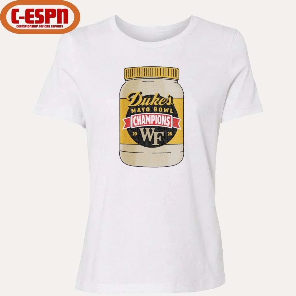 Wake Forest Demon Deacons Duke’s Mayo Bowl Champions T-Shirt