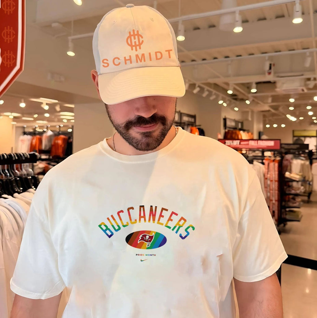 Tampa Bay Buccaneers Pride Month Rainbow logo shirt
