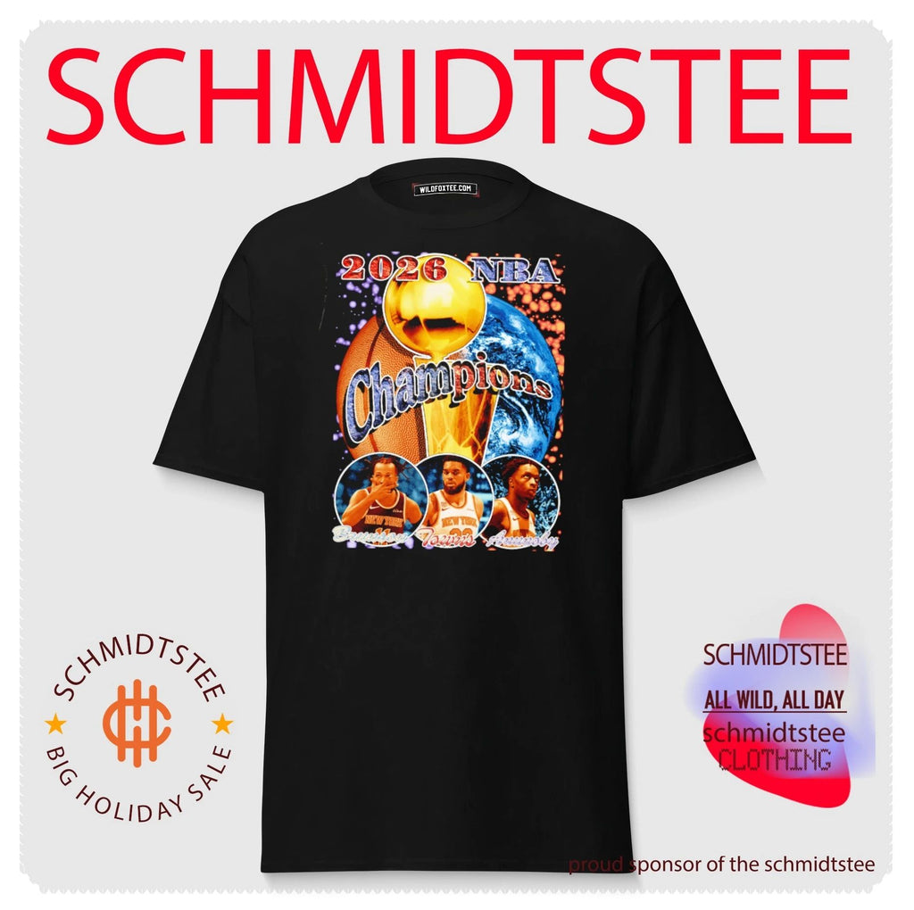 NY Knicks NBA Champions 2026 Brunson Towns Anunoby shirt