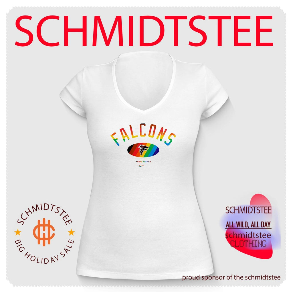 Atlanta Falcons Pride Month Rainbow logo shirt