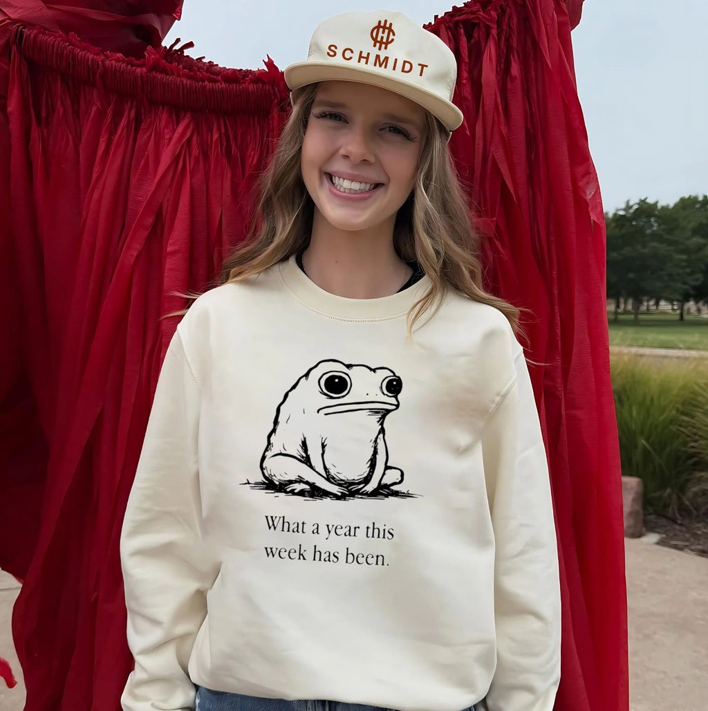 What A Year This Week Has Been Frog Shirt