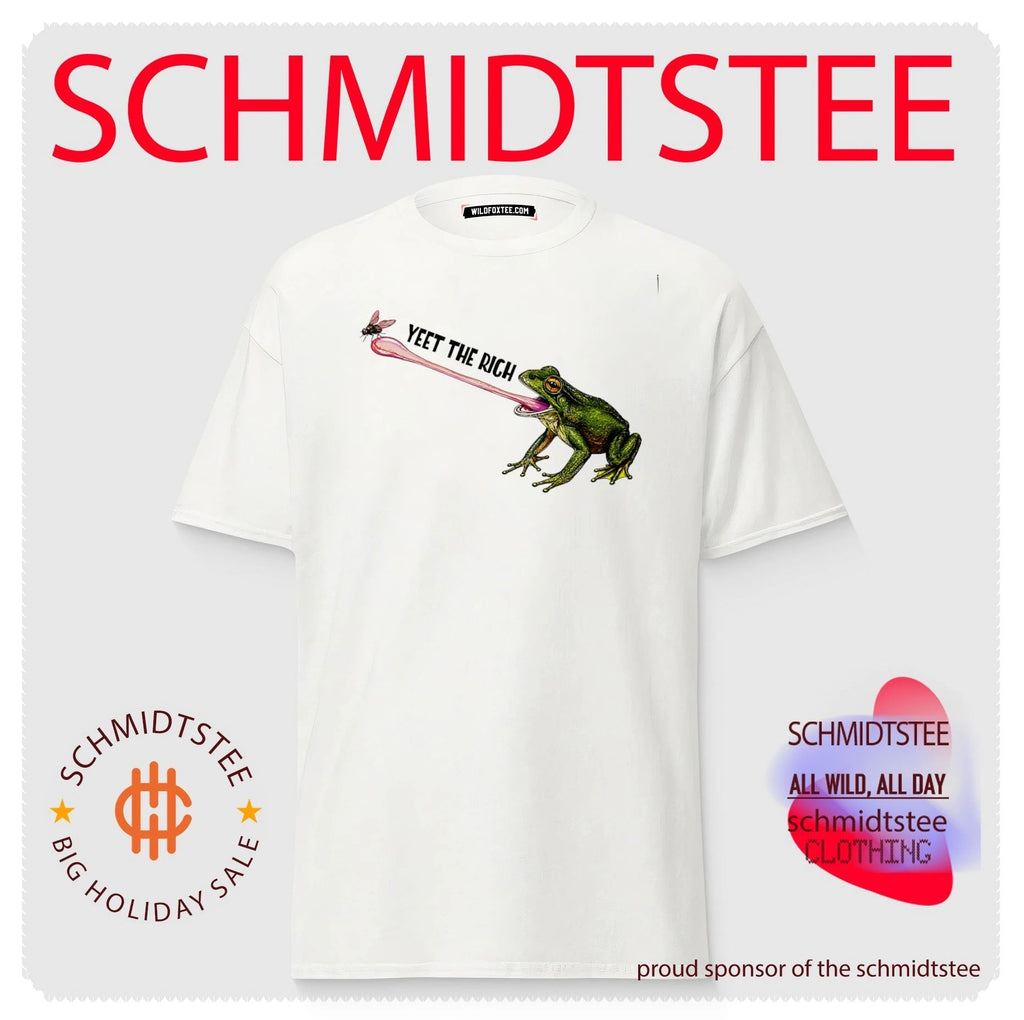 Yeet the rich frog graphic shirt