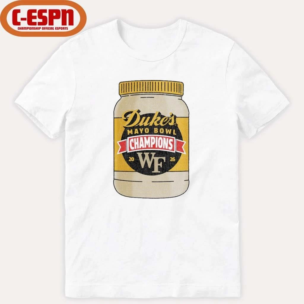Wake Forest Demon Deacons Duke’s Mayo Bowl Champions T-Shirt